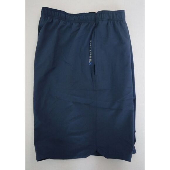 Salt Life SLM4032 Men Sz XL Navy Blue The Chase 4-Way Stretch Hybrid Shorts $50 - Picture 7 of 9
